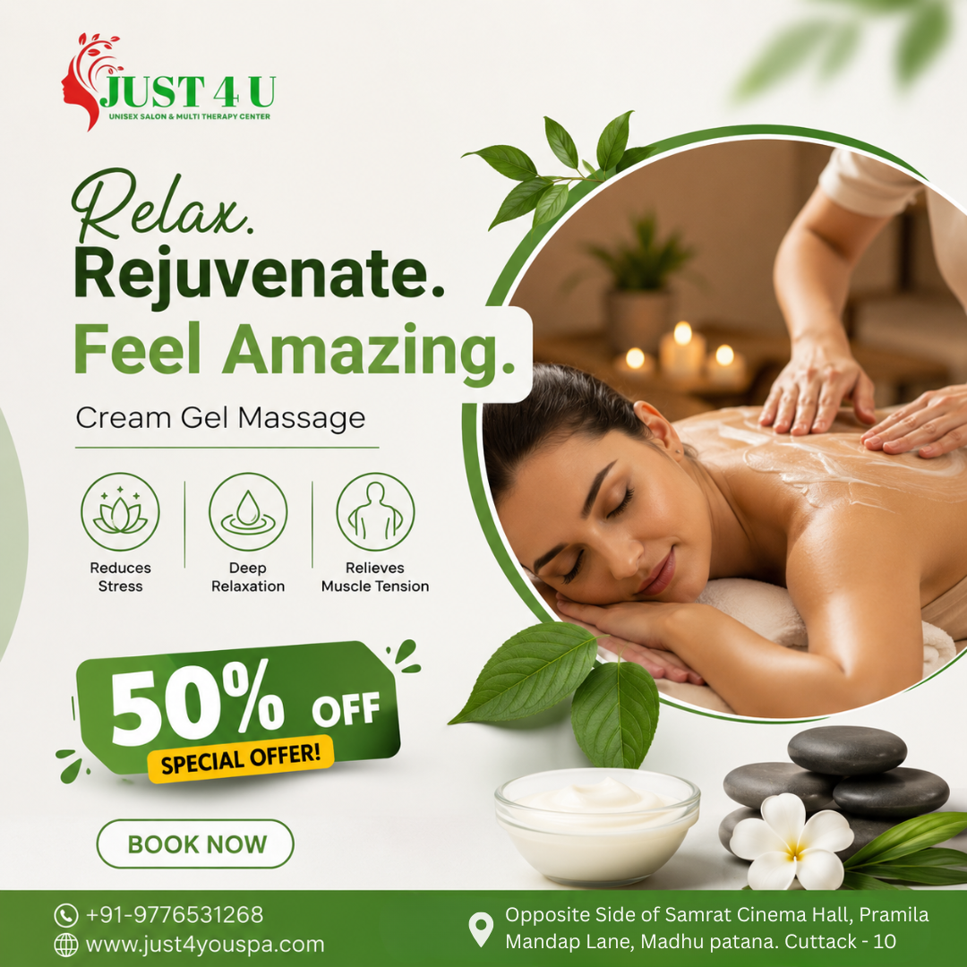 cream gel massage